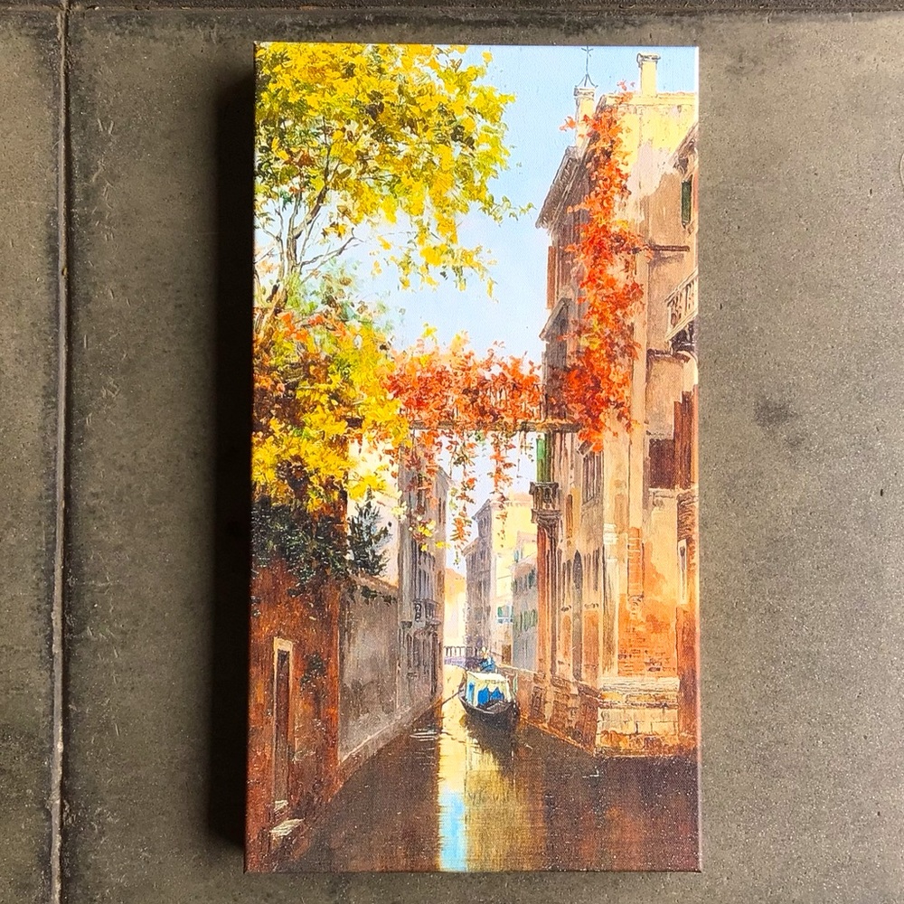 Art Canvas Print of Venice Italy 11 x 20” Ready to Hang